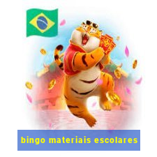 bingo materiais escolares